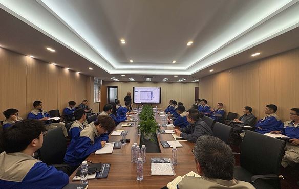MAN production technology support related departments carry out MAN host installation, storage, calibration and commissioning training activities for our company